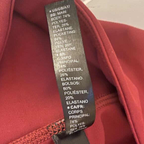 Core 10 Red Activewear Leggings Joggers Running Gym Yoga - Size Women's Small - Picture 4 of 9